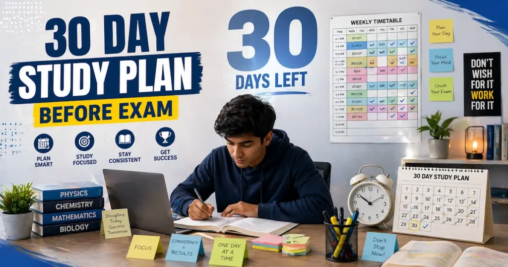 30 Day Study Plan Before Exam 