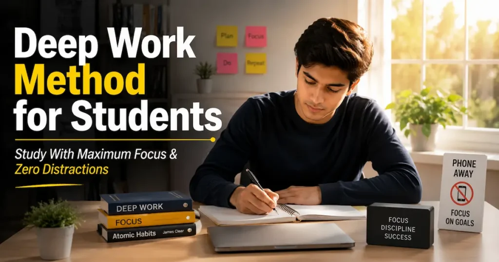 Deep work method for students