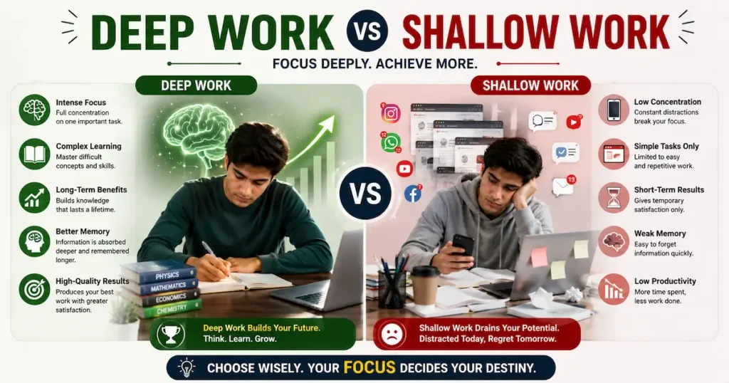 Deep work method for students
