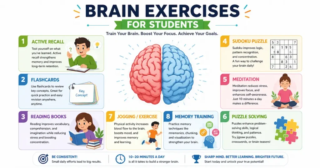 brain exercises for students