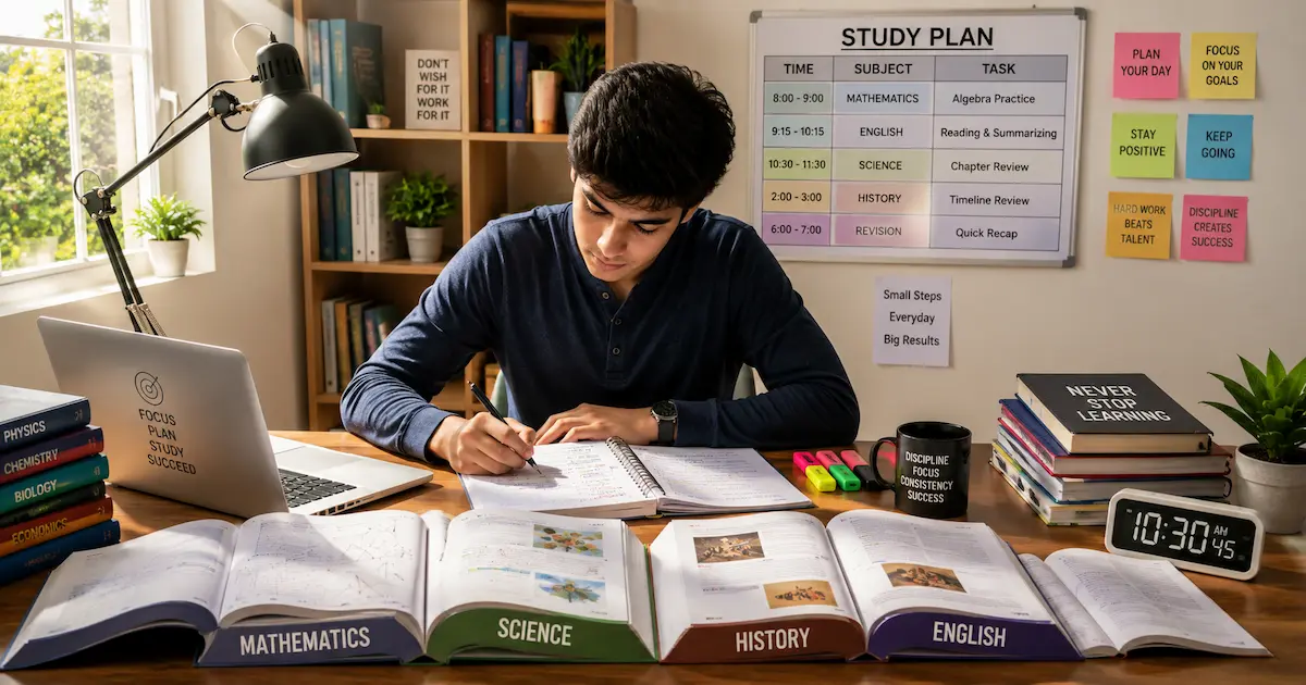 how to study multiple subjects