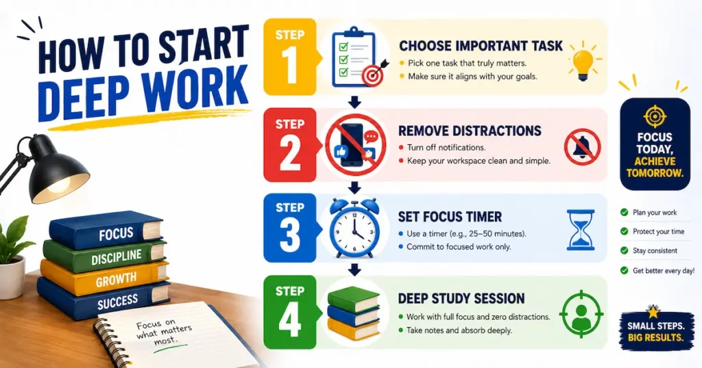 Deep work method for students