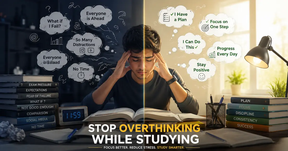 Stop Overthinking While Studying